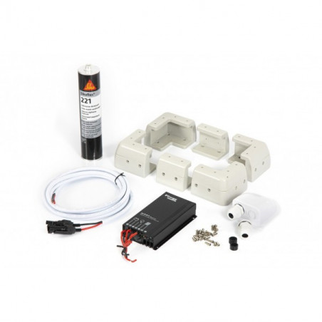 Kit installation blanc panneau solaire rigide moins de 260W - ENERGIE MOBILE