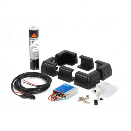Kit installation noir panneau solaire rigide moins de 170W - ENERGIE MOBILE