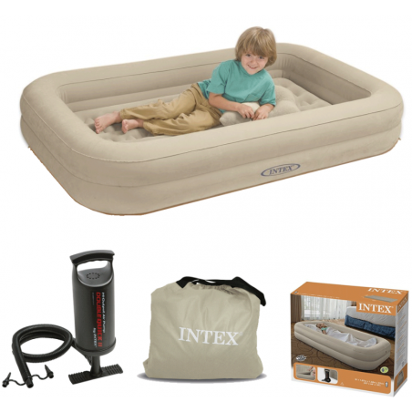 LIT GONFLABLE ENFANT INTEX + GONFLEUR