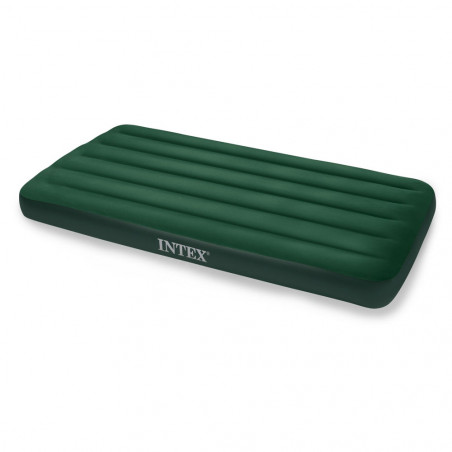 MATELAS GONFLABLE INTEX 1 PERSONNE AVEC POMPE INTEGREE DOWNY