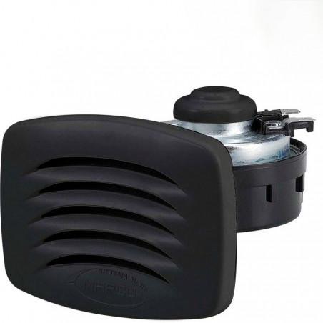 Avertisseur électrique à encastrer Smile SM1/B  - noir - 12V - MARCO