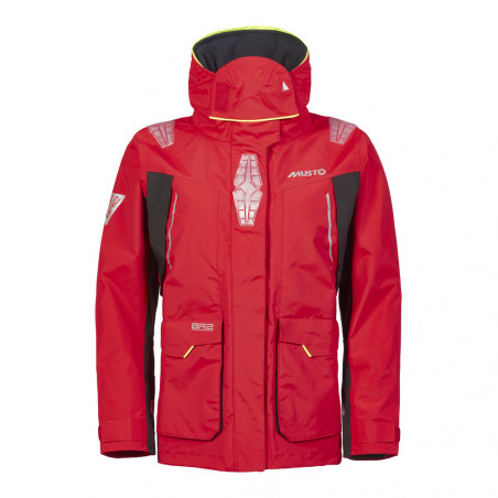 Veste de quart femme semi-hauturière BR2 rouge - MUSTO