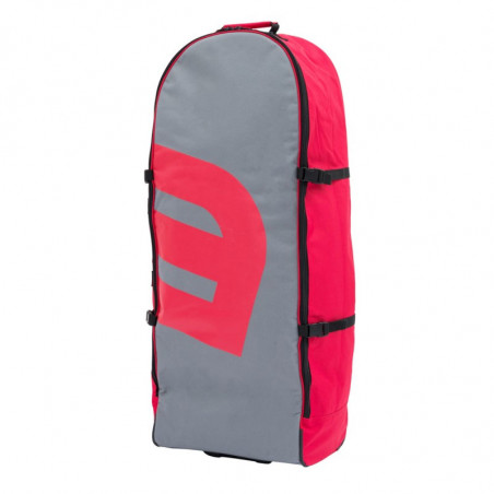 SAC A DOS A ROULETTES HOWZIT ROLLING BACKPACK GRIS/ROUGE