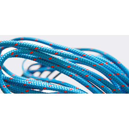 Garcette Dyneema  Caribic Color - Bleu/Rouge - GLEISTEIN