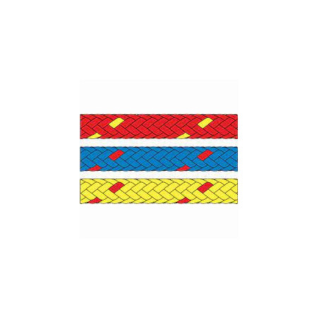 Garcette Dyneema  Caribic Color - Rouge/Jaune - GLEISTEIN