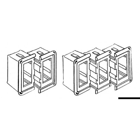 Cadre installation centrale blanc