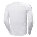 Tee-Shirt LIFA Manches longues Dry Stripe Blanc - HELLY HANSEN