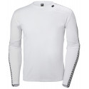 Tee-Shirt LIFA Manches longues Dry Stripe Blanc - HELLY HANSEN