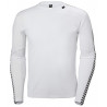 Tee-Shirt LIFA Manches longues Dry Stripe Blanc - HELLY HANSEN