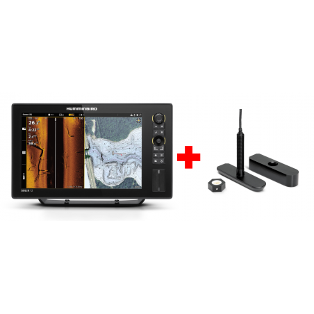 COMBINE TACTILE SOLIX 12 G3 HD CHIRP MEGA SI+ SONDE TRAVERSANTE - HUMMINBIRD