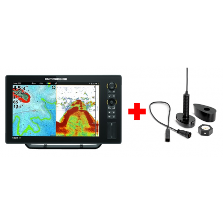 COMBINE TACTILE SOLIX 12 G3 HD CHIRP SONDE TRAVERSANTE - HUMMINBIRD