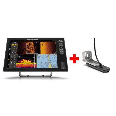 COMBINE TACTILE SOLIX 15 G3 HD CHIRP MEGA SI+ SONDE TABLEAU - HUMMINBIRD ARRIERE