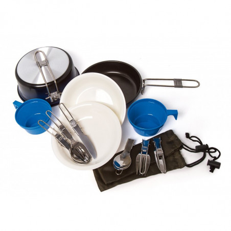 Popote 2 personnes en aluminium