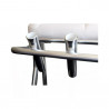 Leaning Post porte canne coussin blanc - OVERDECK