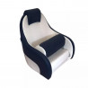 Siège pilote deluxe - Blanc / Bleu - OVERDECK