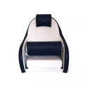 Siège pilote deluxe - Blanc / Bleu - OVERDECK