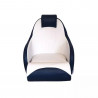 Siège pilote deluxe - Blanc / Bleu - OVERDECK
