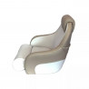 Siège pilote deluxe - Blanc / Camel - OVERDECK