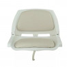 Siège pilote rabattable coussin blanc - OVERDECK