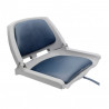 Siège pilote rabattable coussin bleu - OVERDECK