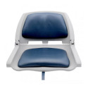 Siège pilote rabattable coussin bleu - OVERDECK
