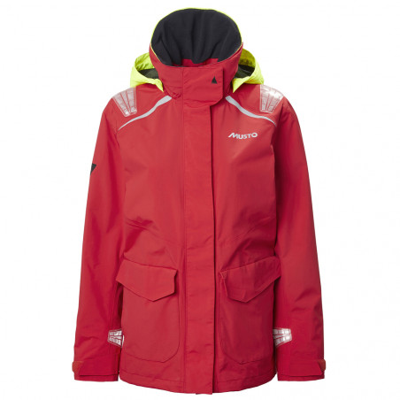 Veste de quart côtière femme BR1 inshore rouge - MUSTO