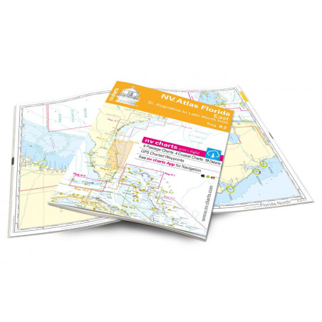 Carte NV CHARTS Floride Est - 8.2 - St. Augustine à Lake Worth Inlet