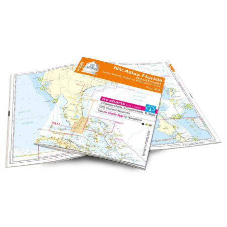 Carte NV CHARTS Floride Sud est - 8.3 - Lake Worth Inlet à Plantation Key