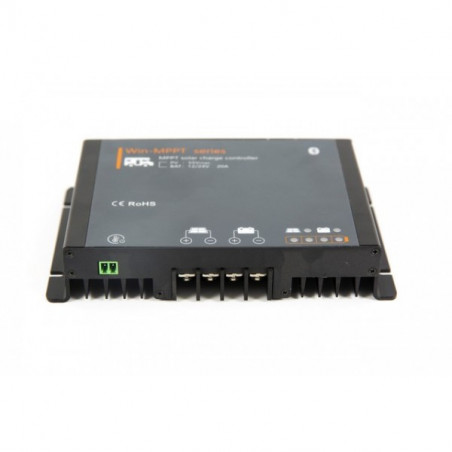 Régulateur MPPT pour panneaux solaires Bluetooth et étanche 55V/20A - ENERGIE MOBILE