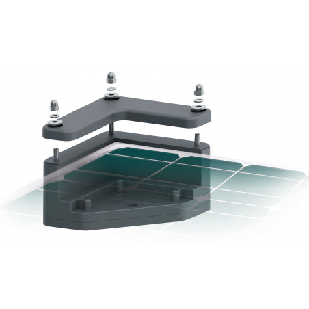 Support de fixation universel panneaux solaires pour camping-cars Unifix 1.C30 - UNITECK