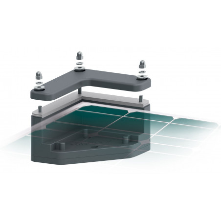 Support de fixation universel panneaux solaires pour camping-cars Unifix 1.C40 - UNITECK