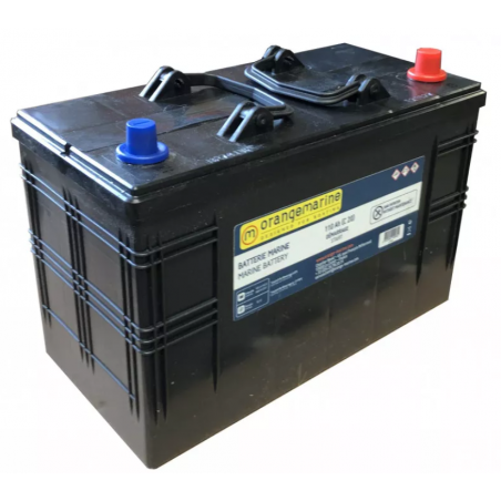 Batterie marine 12V de démarrage - ORANGEMARINE 110 Ah
