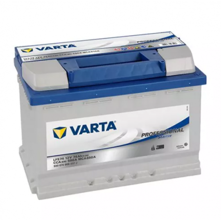 Batterie marine 12V de démarrage STARTER - VARTA 74 Ah