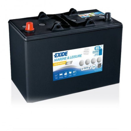 Batterie marine 12V EQUIPEMENT GEL - EXIDE 85 Ah