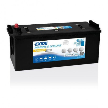 Batterie marine 12V EQUIPEMENT GEL - EXIDE 140 Ah