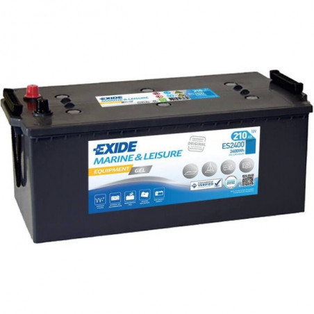 Batterie marine 12V EQUIPEMENT GEL - EXIDE 210 Ah