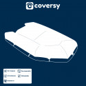 Housse annexe et semi-rigide pneumatique - Gris - COVERSY