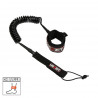 LEASH DE SUP COIL 9' - HOWZIT - NOIR