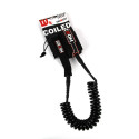 LEASH DE SUP COIL 9' - HOWZIT - NOIR