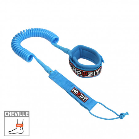 LEASH DE SUP COIL 9' - HOWZIT - BLEU