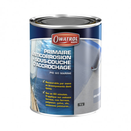 Primaire universel anticorrosion PID 60 MARINE 2.5 Litres - OWATROL