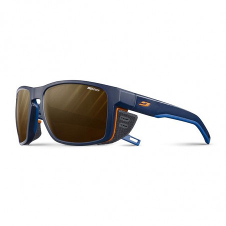 Lunettes de soleil shield - blue / blue / orange - reactiv high mountain 2-4 - JULBO