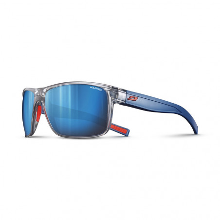 Lunettes de soleil JULBO - renegade - gris translu brill / bleu / orange - polarized 3cf