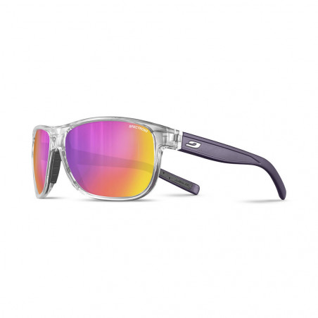 Lunettes de soleil JULBO - renegade m - shiny cristal  / dark violet  - spectron 3cf
