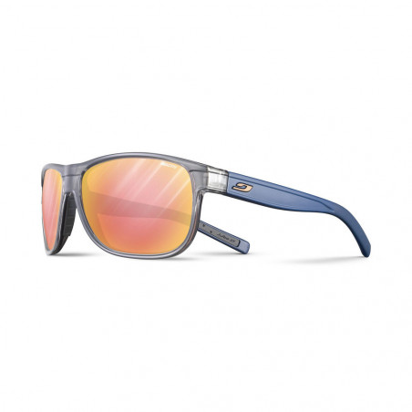 Lunettes de soleil JULBO - renegade m - shiny translu grey / blue - reactiv all around 2-3