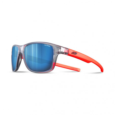 Lunettes de soleil JULBO - lounge - shiny translu grey / fluo orange - polarized 3cf