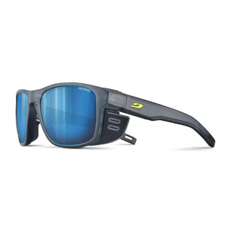 Lunettes de soleil shield M - mat translu black / yellow - polarized 3CF - JULBO