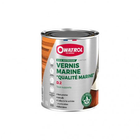Vernis marine souple brillant DEKS OLJE D2 2.5 Litres - OWATROL