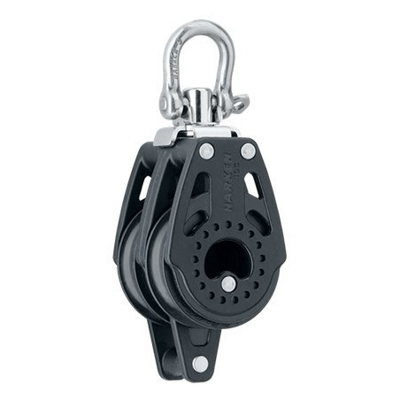 Poulie CARBO double émerillon ringot réa de 57 mm- HARKEN