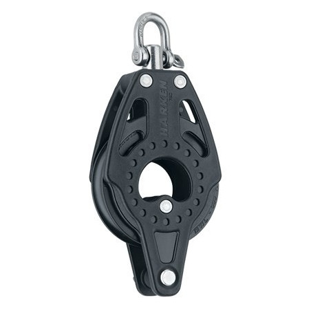 Poulie CARBO simple émerillon ringot réa de 75 mm - HARKEN